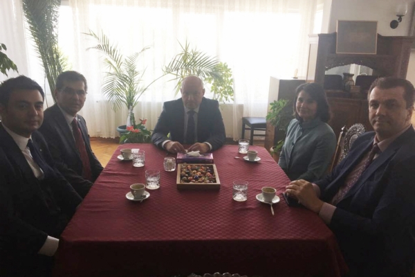 İzzet Volkan traf sich mit dem Generalkonsulat von Bulgarien in Edirne